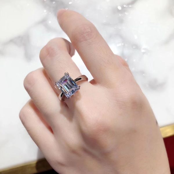 

square shape sparkly diamond luxurious quality for women wedding jewelry gift ps6437, Golden;silver