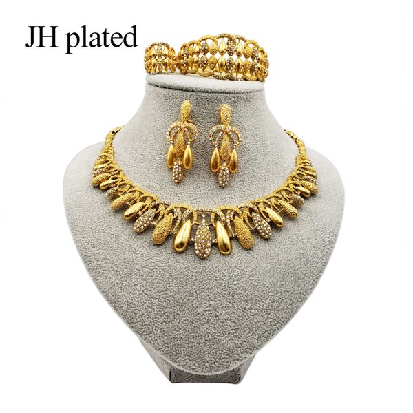 

jhplated изысканные женщины роскошные дубай свадебные украшения наборы золотого цвета индия нигерия африканский большие ювелирные аксессуары, Silver