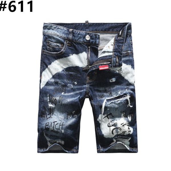 

Men 039 di tre ed ripped kinny jean fa hion de igner hort jean lim motorcycle moto biker cau al men denim pant hip hop men jean