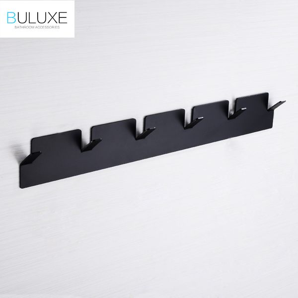 satin al buluxe yeni paslanmaz celik banyo kendinden yapiskanli 6 askilik beyaz ve siyah duvar aski coat hooks banyo aksesuarlari dr8a53 tl168 05