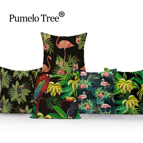 

hot площадь красочный главной подушка автомобиль обложка декоративные белья мягкого сиденья череп роза птица холодный черный специальный кос