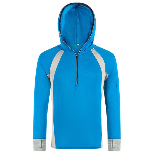 

mountainskin men's summer fishing jackets outdoor uv protection quick dry breathable clothes overall camping sports shirts rm074, Blue;black