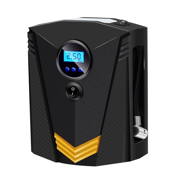 

dc 12v car portable air compressor pump digital tire inflator 150 psi auto air pump for car motorcycle led light tire