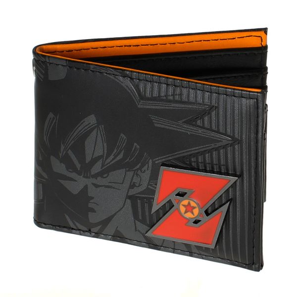 

designer wallet purse dragon ball z wallet young men and women students anime fashion short wallet dft-1495, Red;black