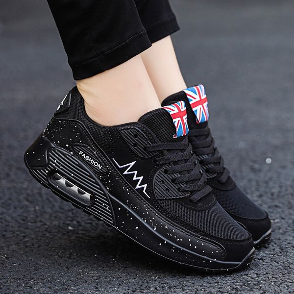 

2020 designer women casual shoes sport 90 trainers classical cushion 270 maxes size 40 outdoor shoes, Black