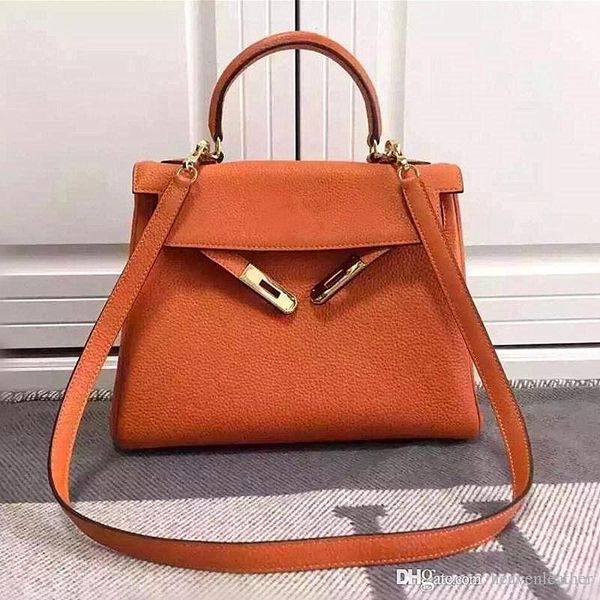 

20cm-32cm luxury real 100% genuine leather bags ladies famous brand tote shoulder bags designer handbags women messenger bags