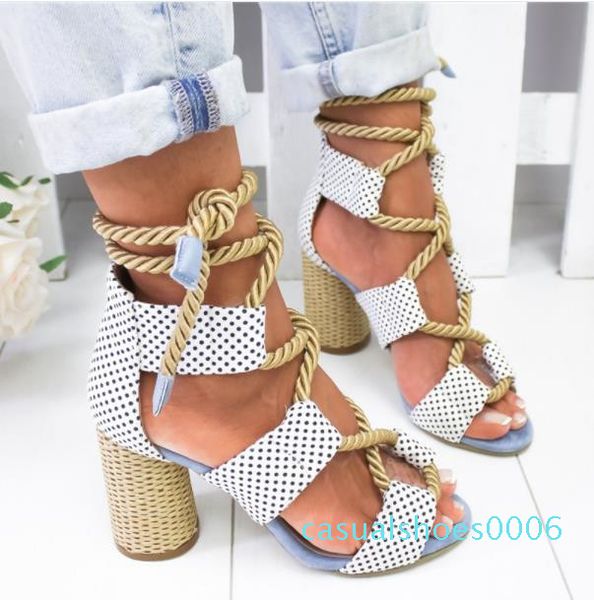 

6sell thick with high heel open toe lace color sandals large size 35-43 c06, Black