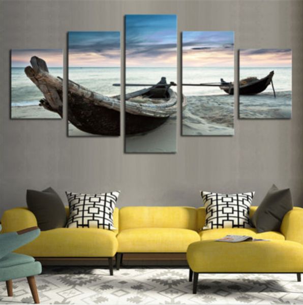

5pcs modern abstract huge wall home decor art oil painting on canvas no frame
