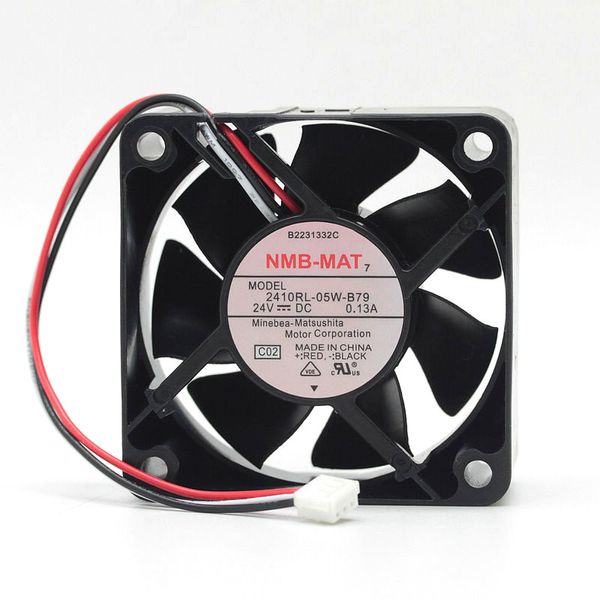 

original nmb 2410rl-05w-b79 24v 0.13a double ball bearing 6025 variable frequency cooling fan
