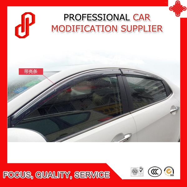 

injection molding trim vent shade rain sun wind deflector window visor for k2 sedan hatchback 2011-2017