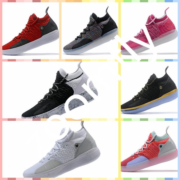 

nkd11a 2019 kd11 11 ep casual shoes man youth paranoid persian violet pe fly kevin durant 11s xi casual shoes size40-46