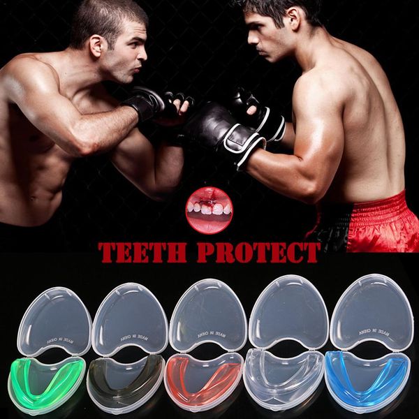 

1 set mouthguard mouth guard teeth protect for boxing football basketball karate muay thai safety protection
