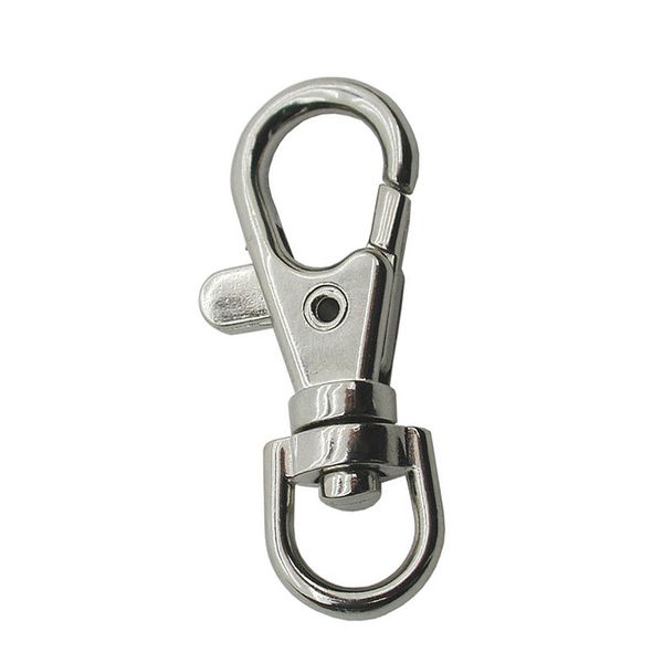 

20pcs lobster clasp swivel trigger clip snap hook bag car key rings keychain hot, Silver