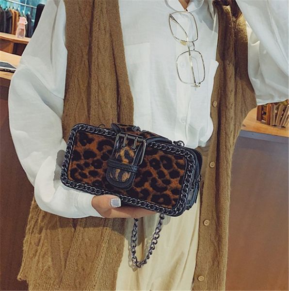 

new fashion casual leopard chain single shoulder cross body small square bag ph-cfy20052658