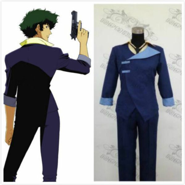 

cowboy bebop cosplay spike spiegel costume custom new, Black;red