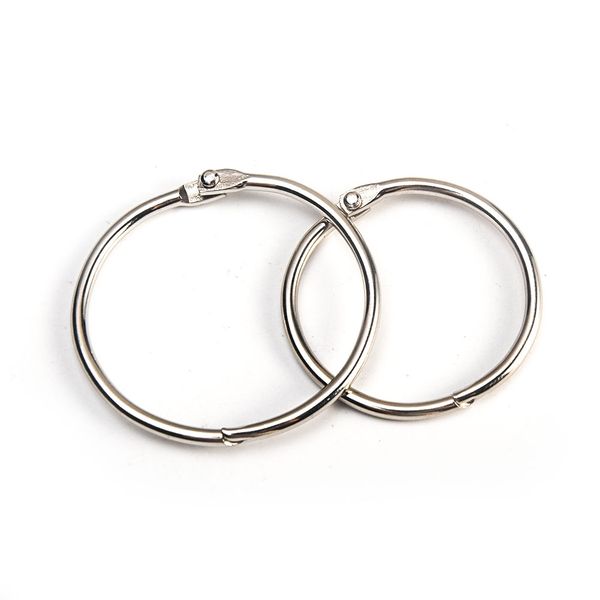 

12pcs/set silver rings hanger curtain shower hooks metal