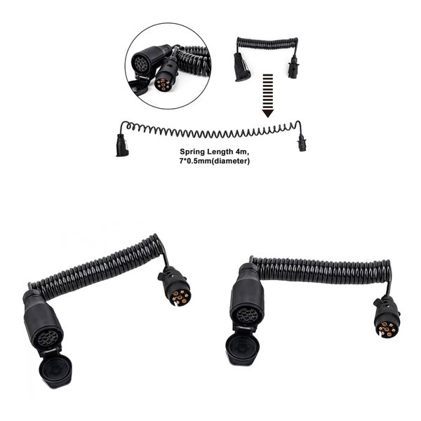 

2x 7 pin trailer plug to 13 pin trailer socket