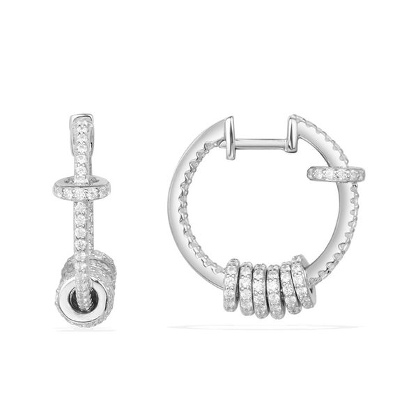 

обруч смарт серьги европейских и американских моды инкрустированные циркон серьги личности дамы элегантная пара свадебные серьги zk40, Silver