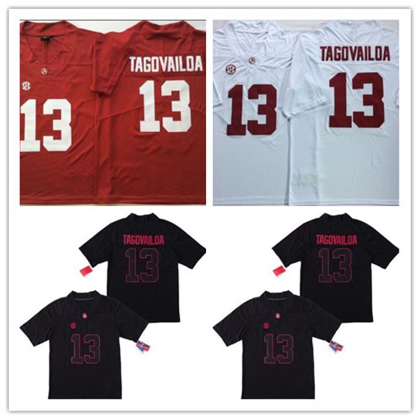 2019 2019 New Ncaa Alabama Crimson Tide 13 Tua Tagovailoa College Football Jerseys Tagovailoa Uniforms Stitched Embroidery White Red Black From