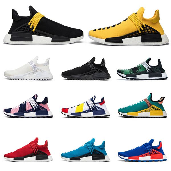 

2020 pharrell william nmd human race men trainer running hoe ample yellow nerd black cream yellow olar pack de igner neaker 36 45