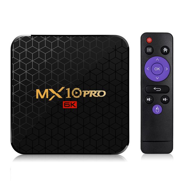 

mx10 pro 4gb ddr3 32gb 64gb emmc android 9.0 tv box allwinner h6 quad core 6k smart tvbox