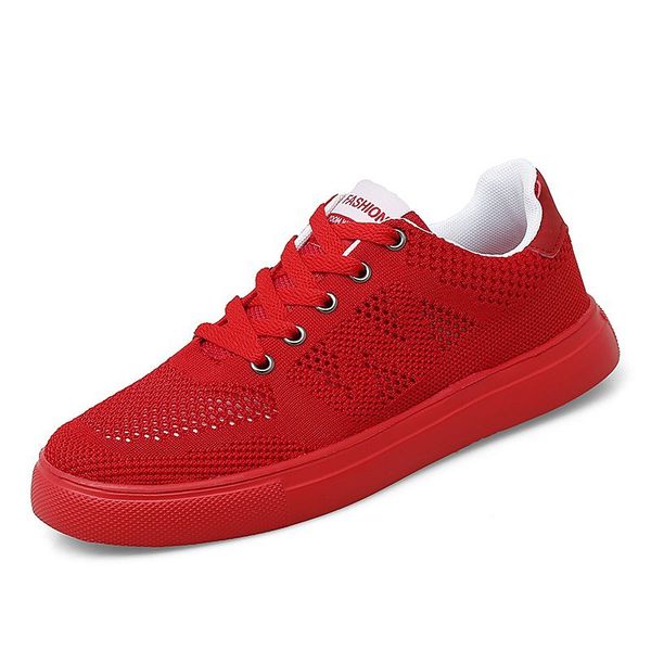 

women sneakers man tennis shoes tenis de hombre trend gym shoes male walking shoe tenis sloid black red zapatillas 35-44