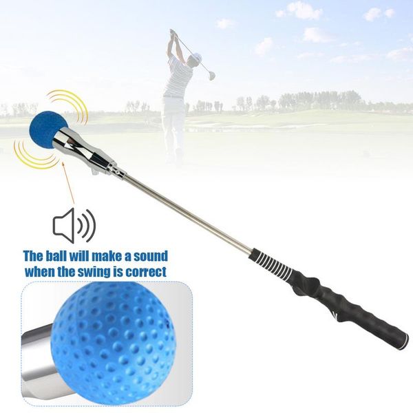 

golf swing trainer with vocal ball head golf training aid correction for strength and tempo training club equipment