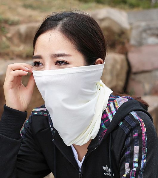 

ice silk face mask camouflage magic scarves outdoor mouth neck protect cover summer quick dry protect neck face masks uv protection headwear