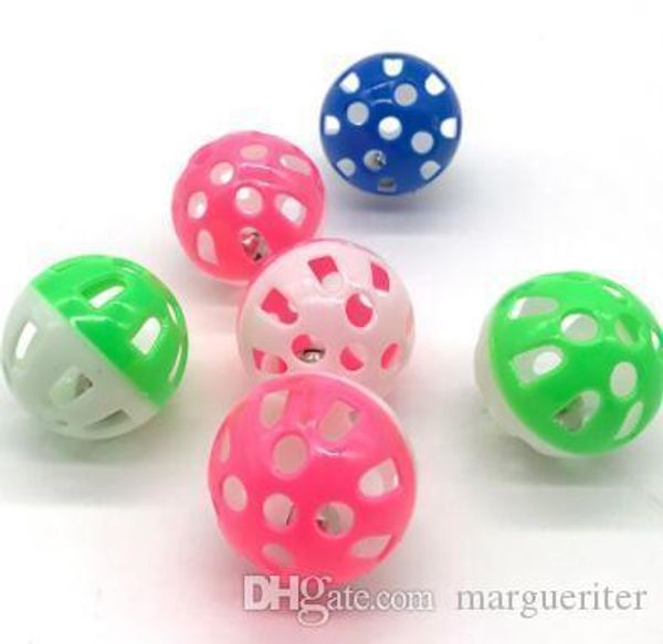 

cat toys забавный мяч с bell ring игра chew rattle царапинам пластиковый шарик интерактивная cat учебном игрушки pet cat питания