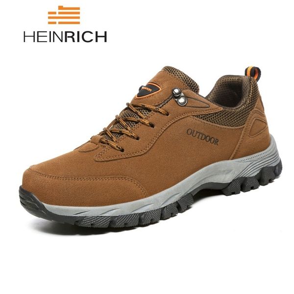

heinrich men shoes big size fashion suede comfortable outdoor casual shoes non-slip mens sneakers footwear zapatillas hombres, Black