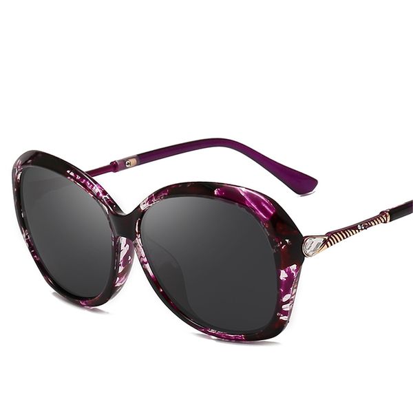 

fashion pattern diamond sunglasses women large metal oversized sun glasses frame polarized protection eyewear female, White;black