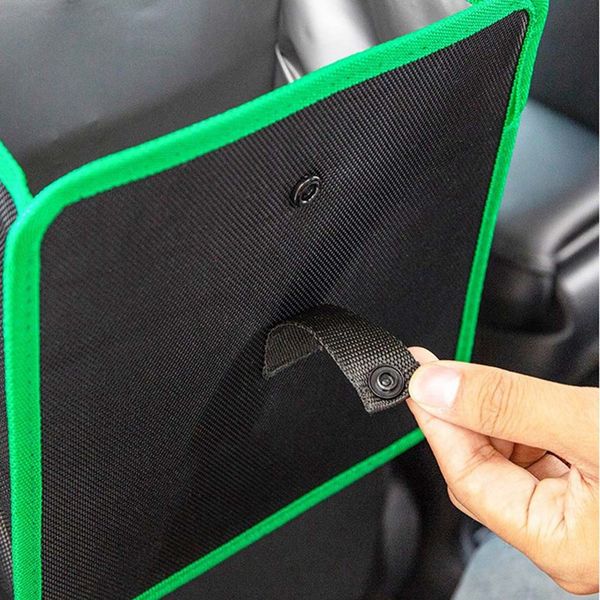 

oxford cloth car storage garbage bag multifunctional back chair hanging pocket waterproof car sundiries finishing bag