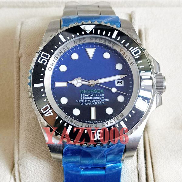 

классические часы керамические ободок мужчины 44мм циферблат мужские часы автоматическая механизм g идного блокировка застежка sea-dweller ч, Slivery;brown