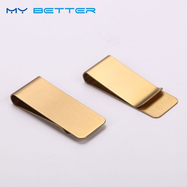 

20pcs1pc thin section brass money clip cash clamp holder portable money clip wallet purse for pocket metal money holder c190412018207173, Black