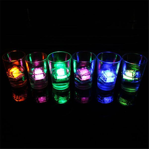 

12 pieces flameless led submersible light candle,flameless color changing glow led ice cube for party