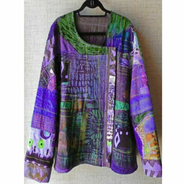 

s~5xl large size womens ladies boho blouses ethnic style arrival ladies long sleeve tunic blouse loose floral print, White