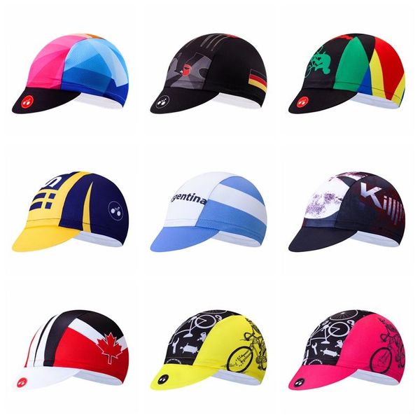 

cycling caps & masks cap men and women headdress  breathable bike wear hat ciclismo bicicleta pirate headband bicycle helmet, Black