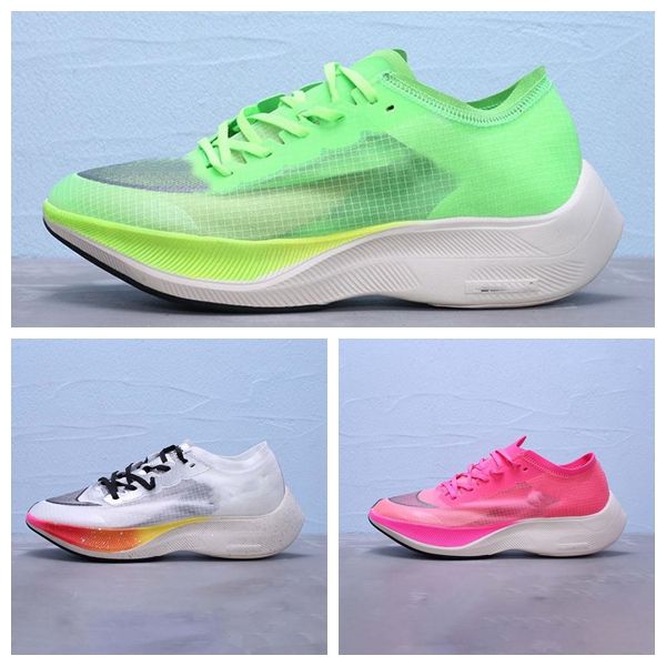 

2019 new zoomx vaporfly next green running hoe outdoor women breathable hoe men de igner neaker port trainer 36 45, Black;green
