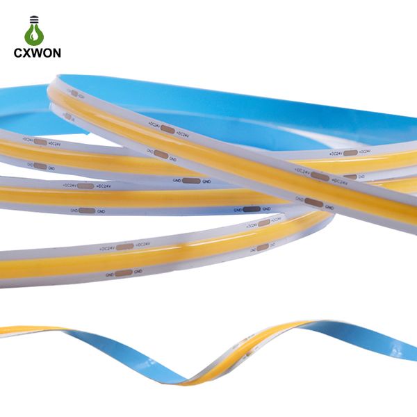 

cob flexible strips 10mm dc12v 24v high density rgb yellow pink purple nature white w ww 10 colors available 384leds/m 512leds/m non waterpr