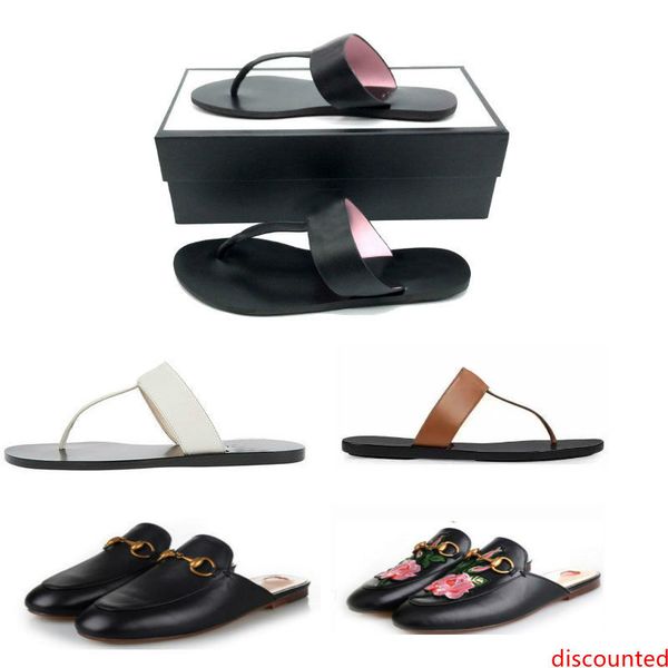 

designer shoes buckle leather sandals princetown shoes flower bee tiger with flats sandals shoes slip-on slippers flip flops beach flats