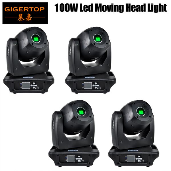 

hipping 4 pack spot lyre 100w gobo led lyre moving head light spot moving head light for stage theater disco nightclub party tp-l606b