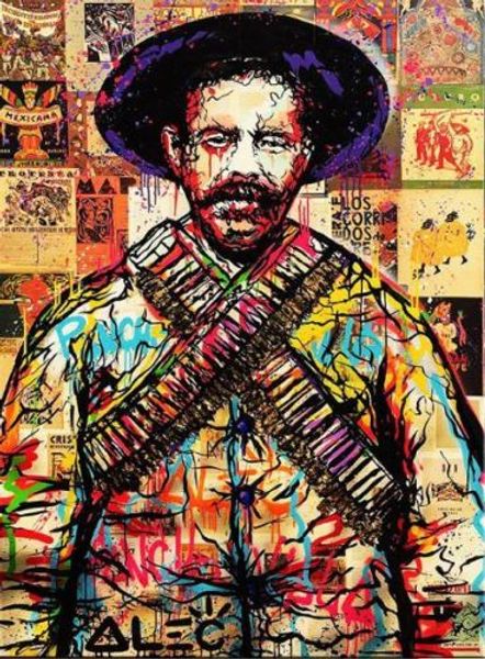 

alec monopoly urban art wall decor mexican home decor handpainted &hd print oil painting on canvas wall art canvas pictures 200201