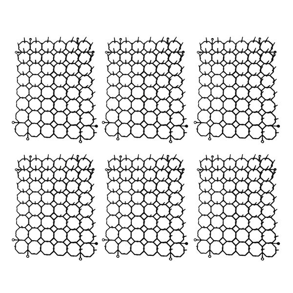 

6x cat deter mat repellent spikes mats prevents pet away for outdoor flower