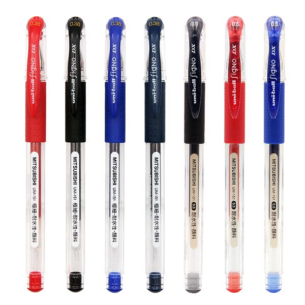 

10pcs/lot japan uni um-151 gel pen color pen mitsubishi student 0.38mm water resistance office stationery cute