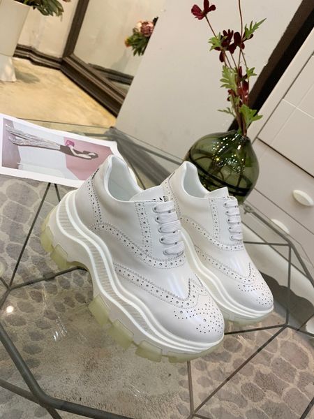 

new fashion luxury ladies casual sneakers increase 5cm shoes breathable ladies wild leather shoes dhl 3