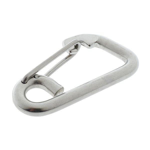 

304 stainless steel snap hook secure carabiner spring clip boat trailer with rope holder for climbing kayaking