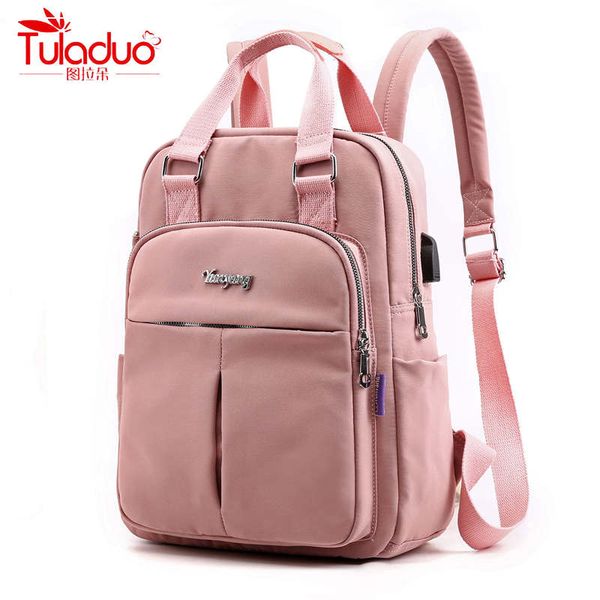 

2020 vip fashion multi-pocket ladies backpacks large capacity women backpacks solid school bag for teeanger girls