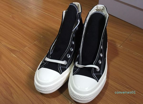 

fashion men 1970s canvas shoes women classic 1970 casual shoes athletic training sneakers 35-44 co01, Black