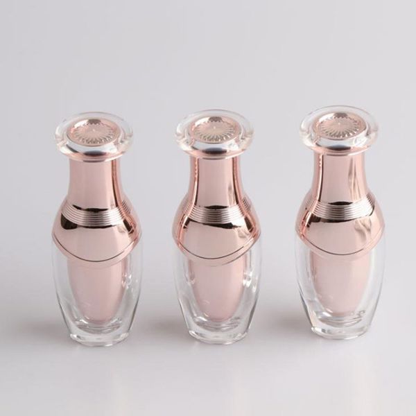 

15ml acrylic pump bottle refillable oil essential aromatherapy perfume container liquid bottle fast shipping f3789