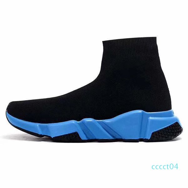 

originals speed trainer sock designer shoes luxury platform runners casual sneakers vintage tripler etoile flat socks knit sports shoe, Black